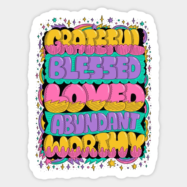 Grateful Sticker by harkirankkalsi